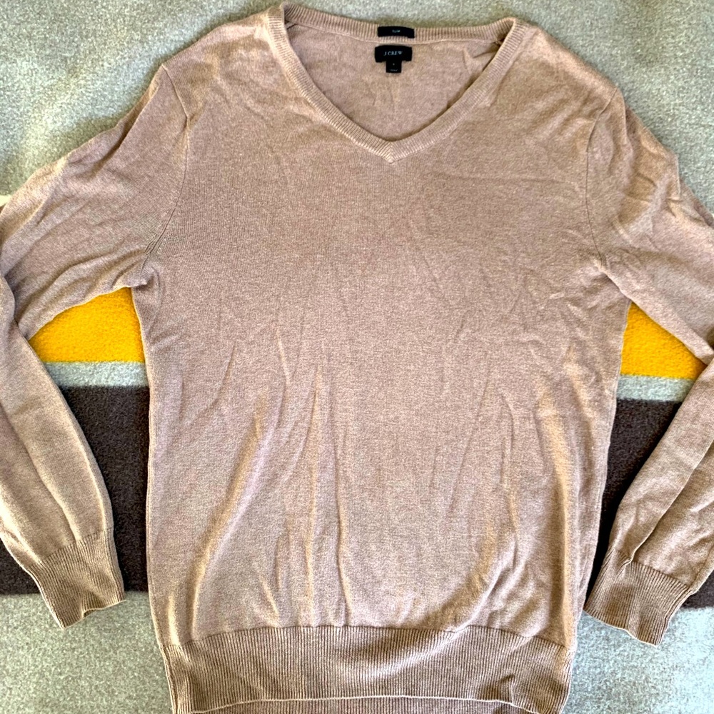 Men’s J Crew cashmere/cotton sweater - size S